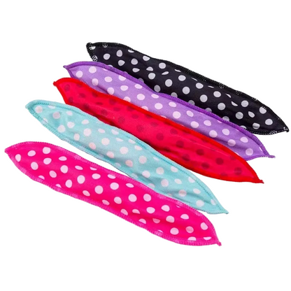 10-Pack DIY Hair Curler Foam Pillows - Heatless Overnight Curls, Soft Sleep Styling Rollers