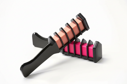 10-Color Hair Chalk Set - Aurabasics Temporary Hair Dye Combs